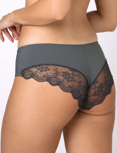 Трусы бразилиана Subtille SABRINA brazilian, Цвет: графит+пудровый, Размеры: S, изображение 2