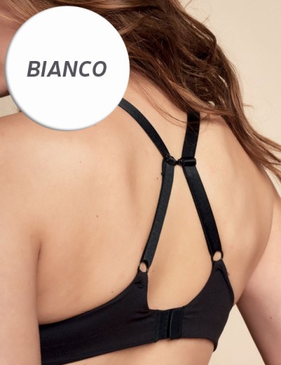 Мягкий бюстгальтер без косточек Lormar VELA SENZA FERRETTO bianco, Цвет: bianco (белый), Размеры: 90B, изображение 2