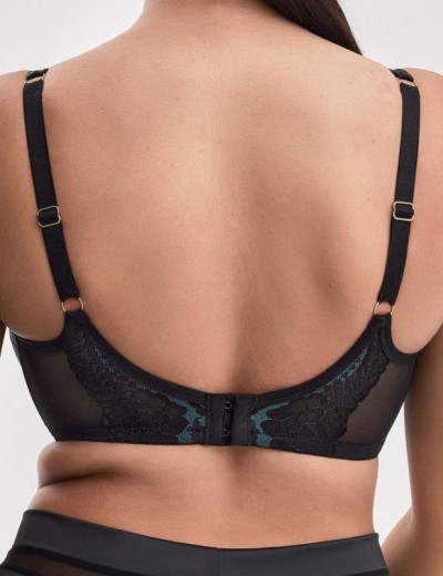 Бюстгальтер бралетт мягкий Alles MOON M BRALETTE, Цвет: черный, Размеры: 65E, изображение 5