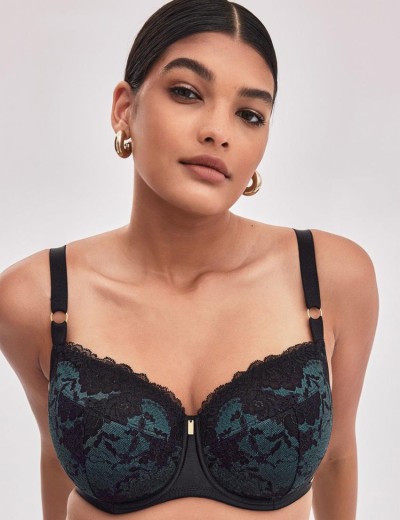 Бюстгальтер полупоролон Alles MOON PU, Цвет: черный, Размеры: 65G, изображение 8 Бюстгальтер полупоролон Alles MOON PU, Цвет: черный, Размеры: 65G, изображение 8