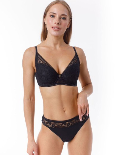 Бюстгальтер на поролоне Coquette Revue IMPRESSIVE 54109-06, Цвет: черный, Размеры: 70B, изображение 6