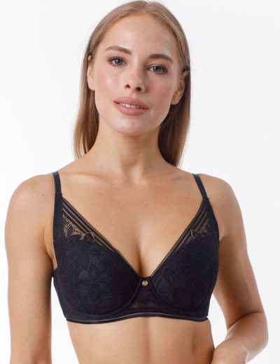 Бюстгальтер на поролоне Coquette Revue IMPRESSIVE 54109-06, Цвет: черный, Размеры: 70B, изображение 3