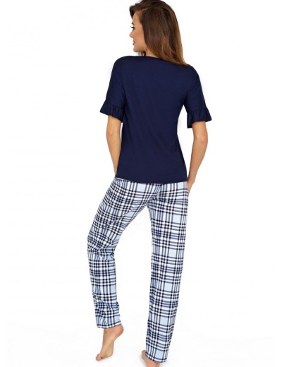 Пижамный комплект из хлопка Donna LORETTA pyjamas blue, Цвет: синий, Размеры: S, изображение 3