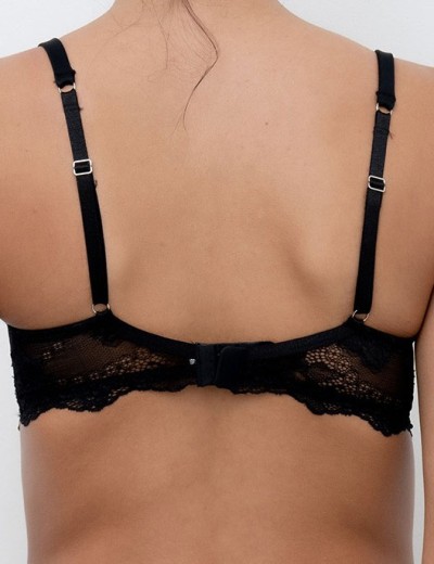 Бюстгальтер балконет Lormar MOUSSE PIZZO nero, Цвет: nero (черный), Размеры: 90B, изображение 2 Бюстгальтер балконет Lormar MOUSSE PIZZO nero, Цвет: nero (черный), Размеры: 90B, изображение 2