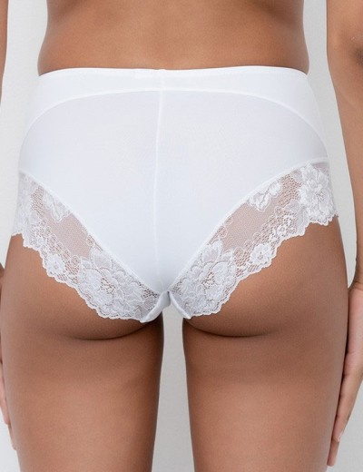 Моделирующие трусы с кружевом Lormar PERFECT NEW bianco, Цвет: bianco (белый), Размеры: M, изображение 4 Моделирующие трусы с кружевом Lormar PERFECT NEW bianco, Цвет: bianco (белый), Размеры: M, изображение 4