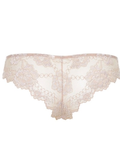Трусы бразилиана кружевные Lormar PRESTIGE br noisette, Цвет: noisette (телесный), Размеры: XL, изображение 4