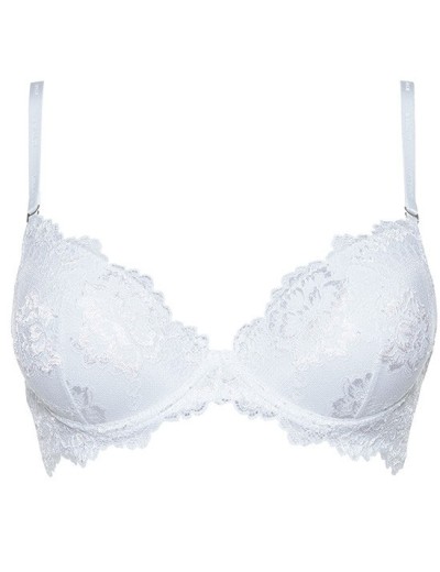 Бюстгальтер балконет пуш-ап с гелем Lormar PRESTIGE bianco, Цвет: bianco (белый), Размеры: 65B, изображение 4