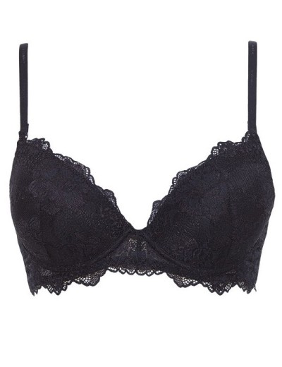 Бюстгальтер балконет пуш-ап с гелем Lormar PRESTIGE nero, Цвет: nero (черный), Размеры: 65B, изображение 7