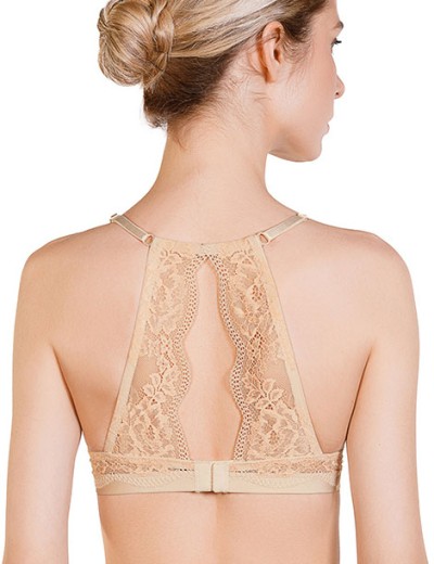 Комплект пуш-ап и бразилиана Mioocchi LUNA 777676 avorio/oro, Цвет: avorio/oro, Размеры: 70B, изображение 5