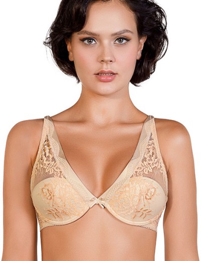 Комплект бралетт и бразилиана Mioocchi LUNA 777878 avorio/oro, Цвет: avorio/oro, Размеры: 70C, изображение 4