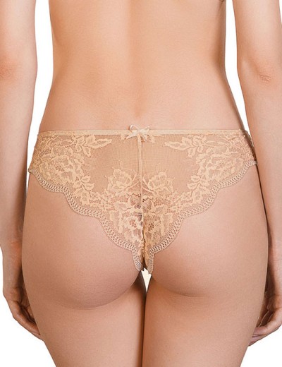 Комплект мягкая чашка и бразилиана Mioocchi LUNA 777978 avorio/oro, Цвет: avorio/oro, Размеры: 75B, изображение 7