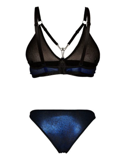 Соблазнительный комплект Anais HARLO SET, Цвет: синий, Размеры: L/XL, изображение 5