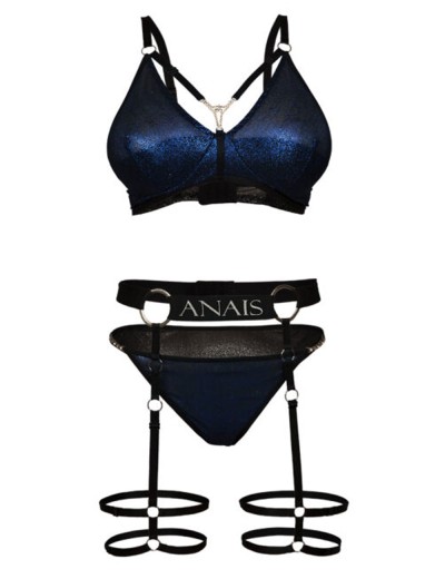 Сексуальный комплект с поясом Anais HARLO SET PRIME, Цвет: синий, Размеры: L/XL, изображение 5