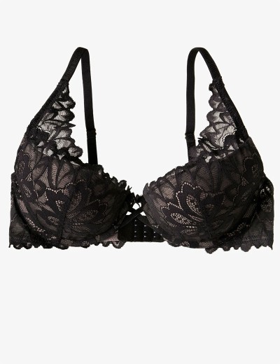 Бюстгальтер кружевной пуш-ап Esotiq TIARA 40156 черный, Цвет: черный, Размеры: 75D, изображение 7