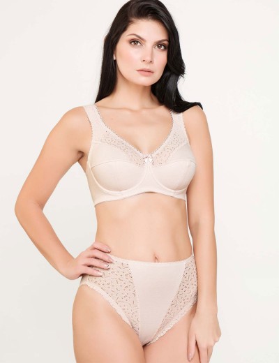 Бюстгальтер мягкий Lauma COTTON CLASSIC L02131 / L02150 серебристый пион, Цвет: серебристый пион, Размеры: 75D, изображение 5