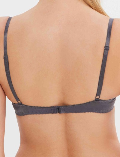 Прозрачный кружевной бюстгальтер Lina A 3069 черный жемчуг, Цвет: черный жемчуг, Размеры: 70E, изображение 2