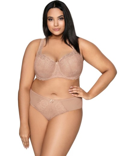 Кружевной бюстгальтер балконет MAT CARMELA BEZ 053-22, Цвет: бежевый, Размеры: 70B, изображение 3