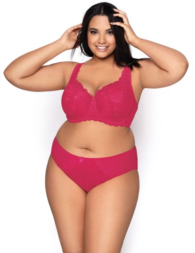 Трусы слипы миди MAT CARMELA RUBINOWY F-053-51-1, Цвет: малиновый, Размеры: S, изображение 3