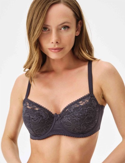 Бюстгальтер с плотной чашкой Misstyle 2508 / 508 антрацит, Цвет: антрацит, Размеры: 80B, изображение 5