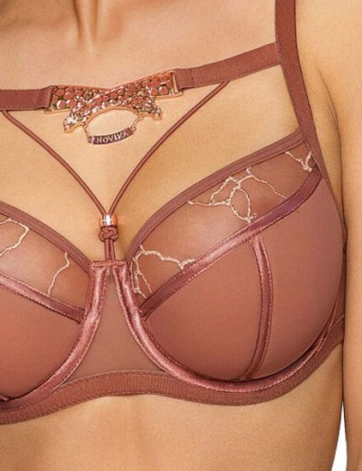 Бюстгальтер с полумягкой чашкой Novika SAVANE N02 PU, Цвет: кедр, Размеры: 95B, изображение 5 Бюстгальтер с полумягкой чашкой Novika SAVANE N02 PU, Цвет: кедр, Размеры: 95B, изображение 5