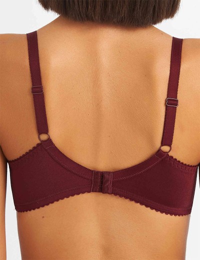 Бюстгальтер полумягкий Simona M 900 бордо, Цвет: бордо, Размеры: 95B, изображение 2