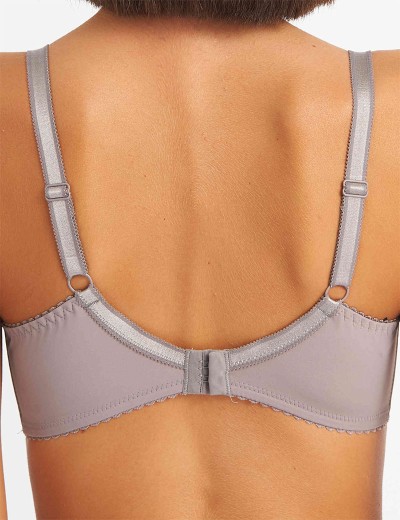 Бюстгальтер полумягкий биколор Simona M 900 серо-розовый, Цвет: серо-розовый, Размеры: 80F, изображение 2