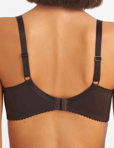 Бюстгальтер полумягкий биколор Simona M 900 шоколад-бирюза, Цвет: шоколад-бирюза, Размеры: 75D, изображение 2