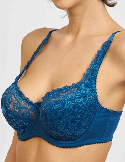 Бюстгальтер полумягкий Simona M 900 топаз, Цвет: топаз, Размеры: 80G, изображение 5