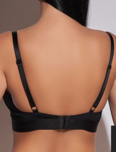 Треугольный бюстгальтер без косточек VOVA LIZA V24115, Цвет: черный, Размеры: M, изображение 4