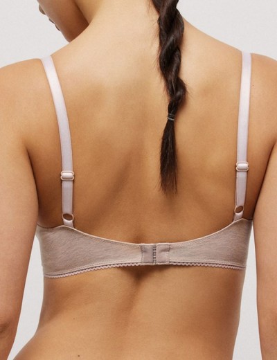 Хлопковый бюстгальтер без косточек Ysabel Mora 10067 LAPURESA бежевый, Цвет: бежевый, Размеры: 75B, изображение 2