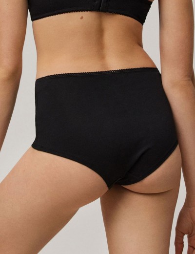 Высокие трусы слипы Ysabel Mora 10075 LAPURESA черный, Цвет: черный, Размеры: M, изображение 2