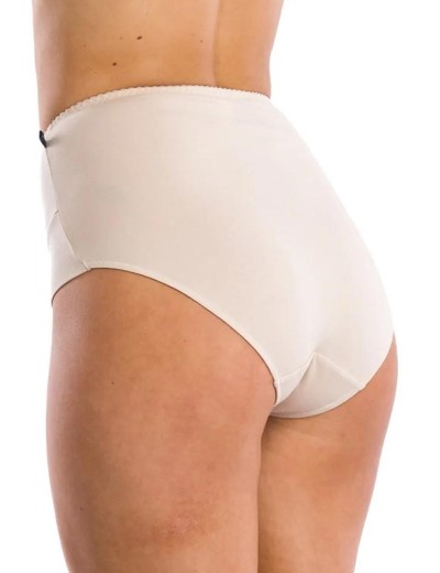 Комплект высоких трусов слипов Key LPF 001 (2 шт) бежевый, Цвет: бежевый, Размеры: 3XL, изображение 2