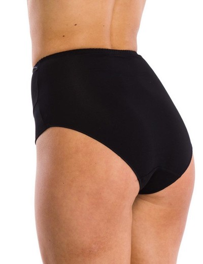 Комплект высоких трусов слипов Key LPF 001 (2 шт) черный, Цвет: черный, Размеры: L, изображение 2