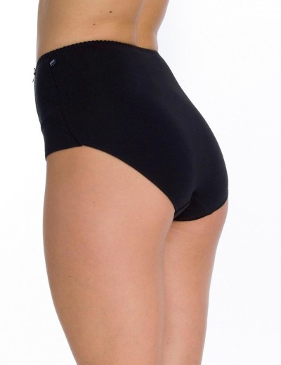 Набор трусов слипов с завышенной талией Key LPF 110 (2 шт) черный, Цвет: черный, Размеры: L, изображение 2