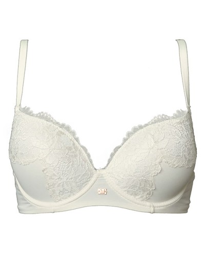 Бюстгальтер балконет Lormar SATEN PLUNGE panna, Цвет: panna (молочный), Размеры: 70B, изображение 5