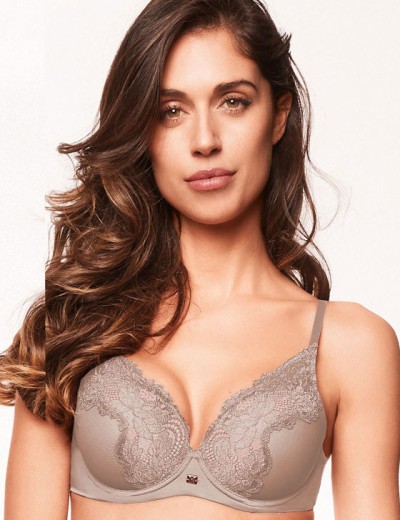 Комплект пуш-ап и слипы Lormar SATEN Sat52059 stone, Цвет: stone(серо-коричневый), Размеры: 65B, изображение 3