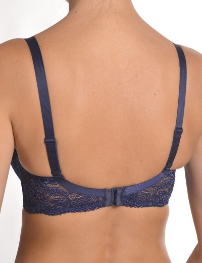 Бюстгальтер балконет пуш-ап Nikol Djumon 132 10 темно-синий, Цвет: темно-синий, Размеры: 90B, изображение 2 Бюстгальтер балконет пуш-ап Nikol Djumon 132 10 темно-синий, Цвет: темно-синий, Размеры: 90B, изображение 2