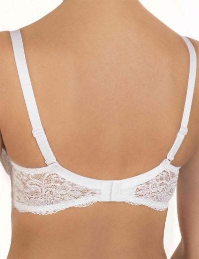 Бюстгальтер балконет пуш-ап Nikol Djumon 132 10 белый, Цвет: белый, Размеры: 90C, изображение 2