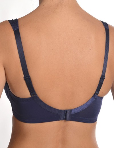 Бюстгальтер мягкий с подкроем Nikol Djumon 132 15B темно-синий, Цвет: темно-синий, Размеры: 75H, изображение 2