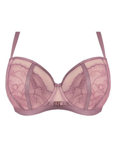 Открытый бюстгальтер балконет Nipplex ZORA M тауп, Цвет: тауп, Размеры: 95C, изображение 4