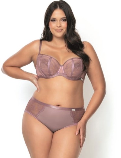 Открытый бюстгальтер балконет Nipplex ZORA M тауп, Цвет: тауп, Размеры: 95C, изображение 2