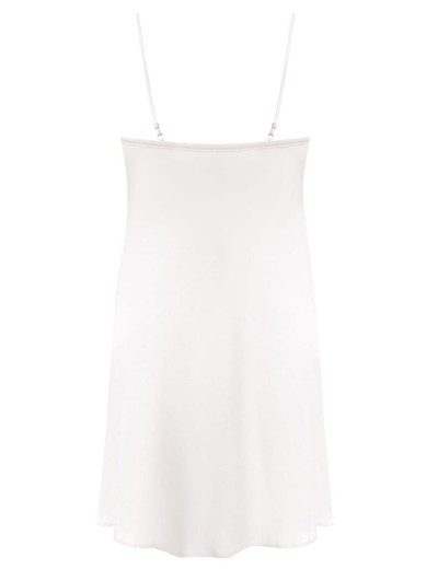 Атласная сорочка на тонких бретельках Nipplex ZORA молочная пудра, Цвет: молочная пудра, Размеры: XL, изображение 4