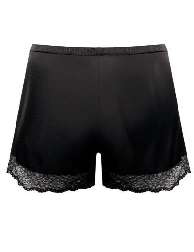 Атласная пижама топ и шорты Nipplex ZORA PAJAMAS черный, Цвет: черный, Размеры: XL, изображение 5