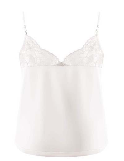 Атласная пижама топ и шорты Nipplex ZORA PAJAMAS пудра, Цвет: молочная пудра, Размеры: S, изображение 4