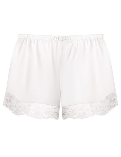 Атласная пижама топ и шорты Nipplex ZORA PAJAMAS пудра, Цвет: молочная пудра, Размеры: S, изображение 5