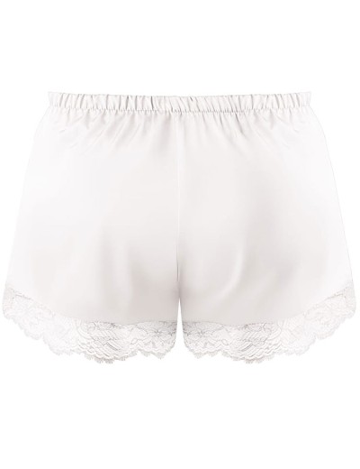 Атласная пижама топ и шорты Nipplex ZORA PAJAMAS пудра, Цвет: молочная пудра, Размеры: S, изображение 6