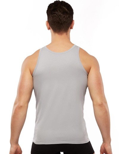 Хлопковая мужская майка UNICONF MB31 серый, Цвет: серый, Размеры: M, изображение 2