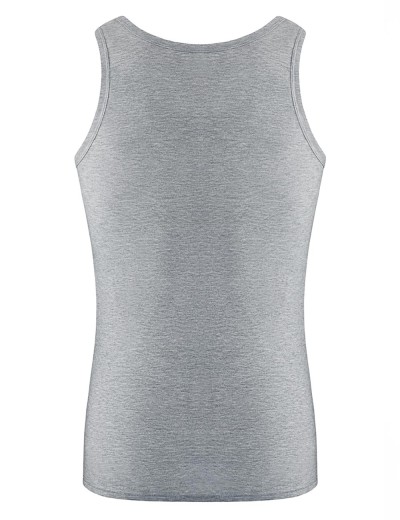 Хлопковая мужская майка UNICONF MB31 серый, Цвет: серый, Размеры: M, изображение 4