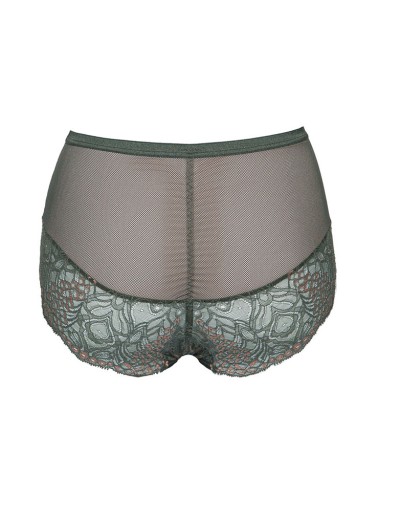 Высокие трусы слипы Alles LUSSO classic зеленый, Цвет: зеленый, Размеры: M, изображение 6