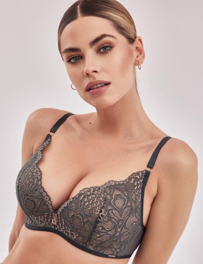 Бюстгальтер супер пуш-ап без косточек Alles LUSSO SUPER P-UP зеленый, Цвет: зеленый, Размеры: 65G, изображение 3